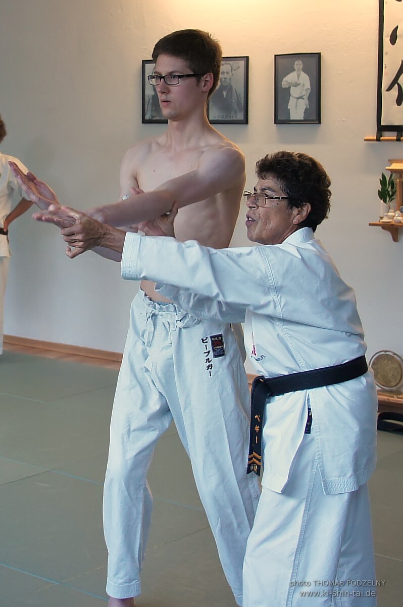 Uechiryu Karate Lehrgang mit Peggy Hess 7.Dan aus Florida/USA am 18.7.2016 