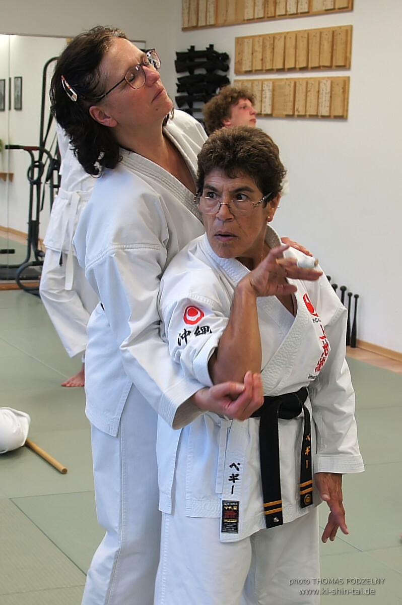 Uechiryu Karate Lehrgang mit Peggy Hess 7.Dan aus Florida/USA am 18.7.2016 