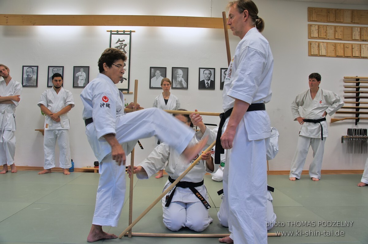 Uechiryu Karate Lehrgang mit Peggy Hess 7.Dan aus Florida/USA am 18.7.2016 