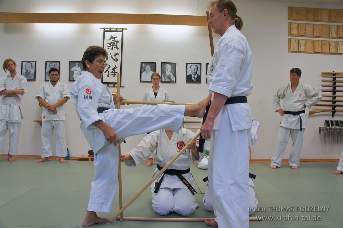 Uechiryu Karate Lehrgang mit Peggy Hess 7.Dan aus Florida/USA am 18.7.2016 