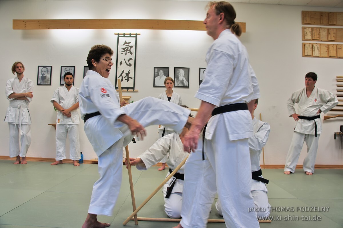 Uechiryu Karate Lehrgang mit Peggy Hess 7.Dan aus Florida/USA am 18.7.2016 