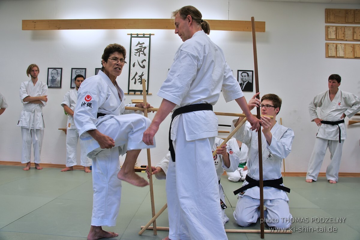 Uechiryu Karate Lehrgang mit Peggy Hess 7.Dan aus Florida/USA am 18.7.2016 