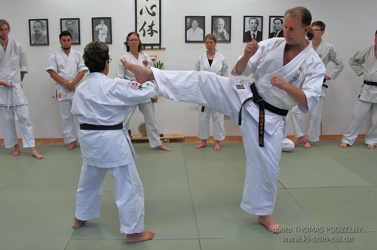 Uechiryu Karate Lehrgang mit Peggy Hess 7.Dan aus Florida/USA am 18.7.2016 
