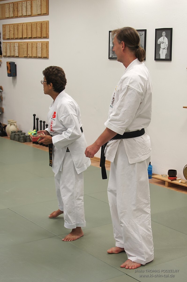 Uechiryu Karate Lehrgang mit Peggy Hess 7.Dan aus Florida/USA am 18.7.2016 