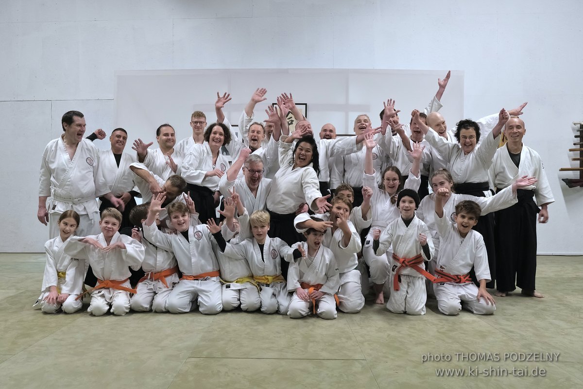 Iwama Ryû Aikidô Lehrgang in Augsburg 1./2.12.2023 mit Stephanie Yap, Shihan 7.Dan