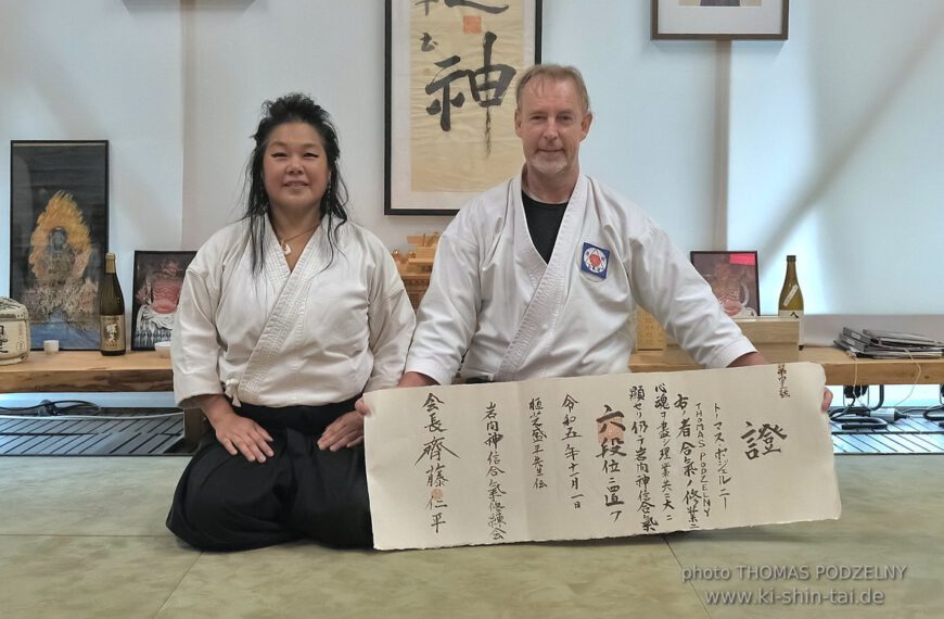 Aikidô 6.Dan und Shihan für Dôjôleiter Thomas Podzelny