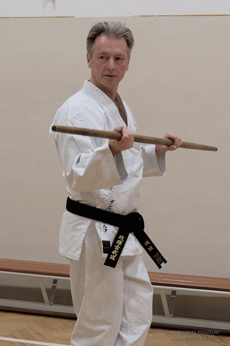 Ryukyu Kobudo Lehrgang Budapest, Thomas Podzelny, Februar 2022