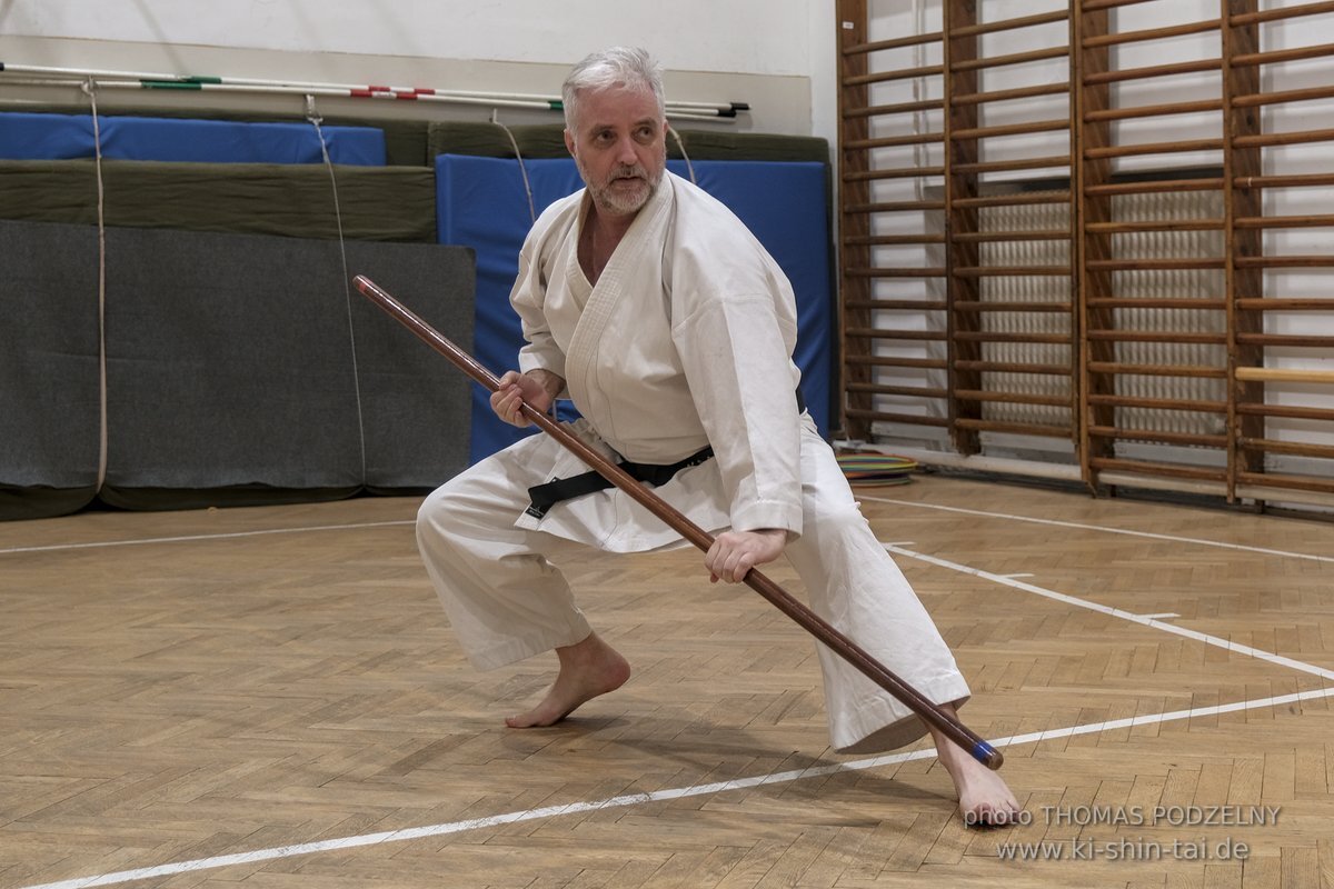 Ryukyu Kobudo Lehrgang Budapest, Thomas Podzelny, Februar 2022