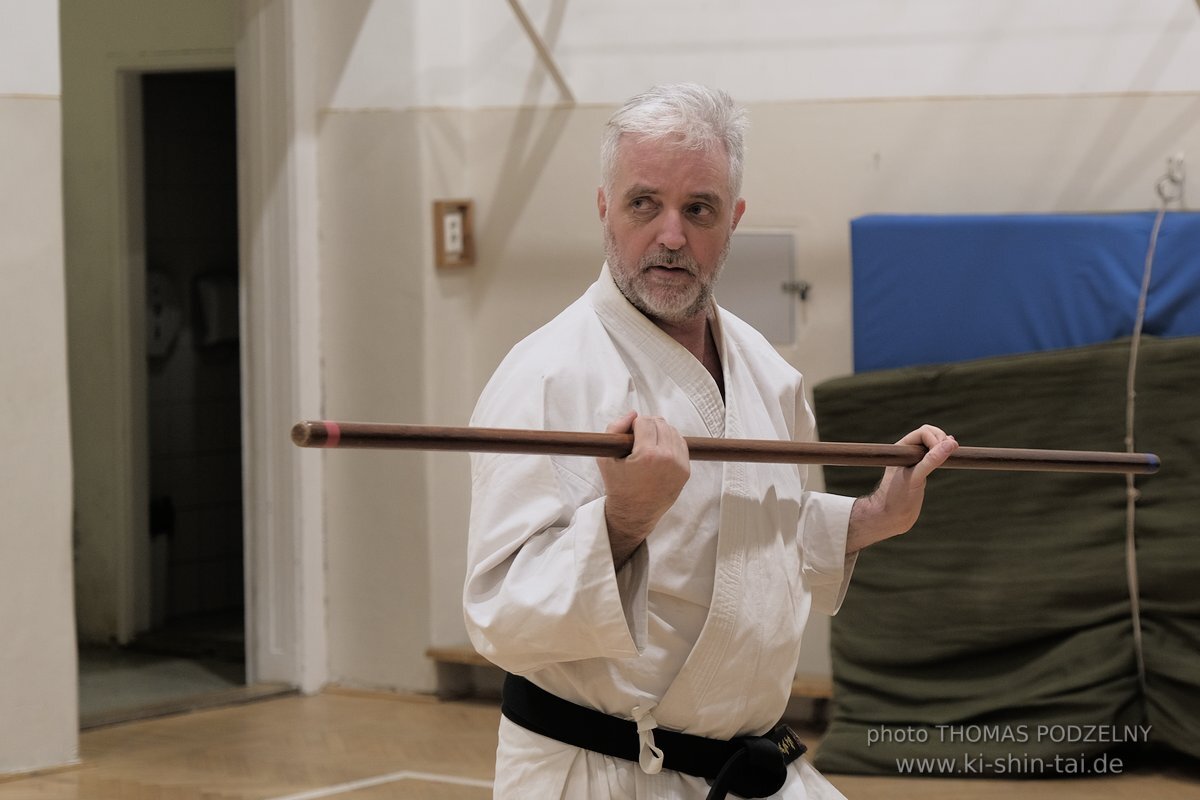 Ryukyu Kobudo Lehrgang Budapest, Thomas Podzelny, Februar 2022