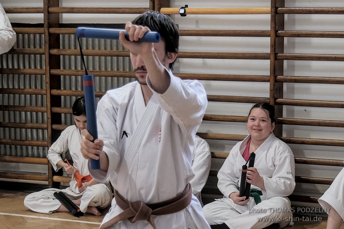 Ryukyu Kobudo Lehrgang Budapest, Thomas Podzelny, Februar 2022