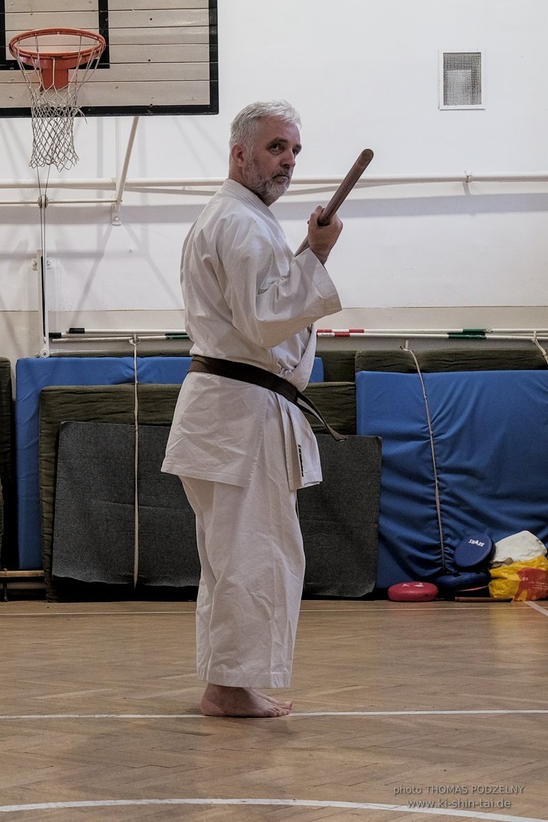 Ryukyu Kobudo Lehrgang Budapest, Thomas Podzelny, Februar 2022