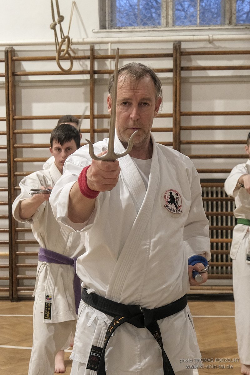 Ryukyu Kobudo Lehrgang Budapest, Thomas Podzelny, Februar 2022