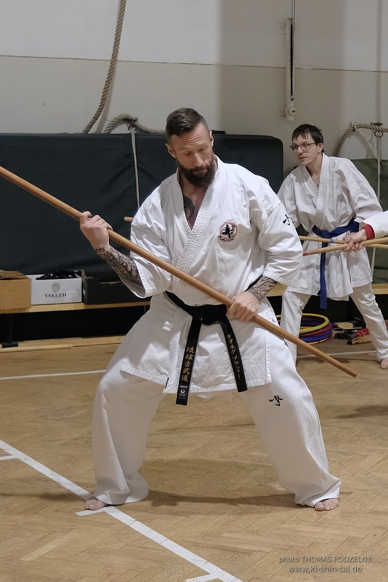 Inklusiver Ryukyu Kobudo Lehrgang mit Thomas Podzelny 6.Dan in Budapest 9.-11.2.2024