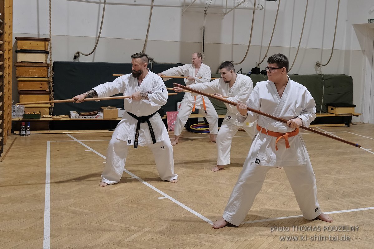 Inklusiver Ryukyu Kobudo Lehrgang mit Thomas Podzelny 6.Dan in Budapest 9.-11.2.2024