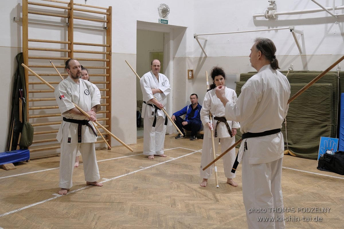 Inklusiver Ryukyu Kobudo Lehrgang mit Thomas Podzelny 6.Dan in Budapest 9.-11.2.2024