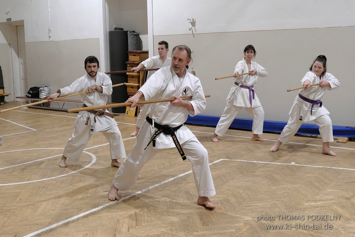 Inklusiver Ryukyu Kobudo Lehrgang mit Thomas Podzelny 6.Dan in Budapest 9.-11.2.2024