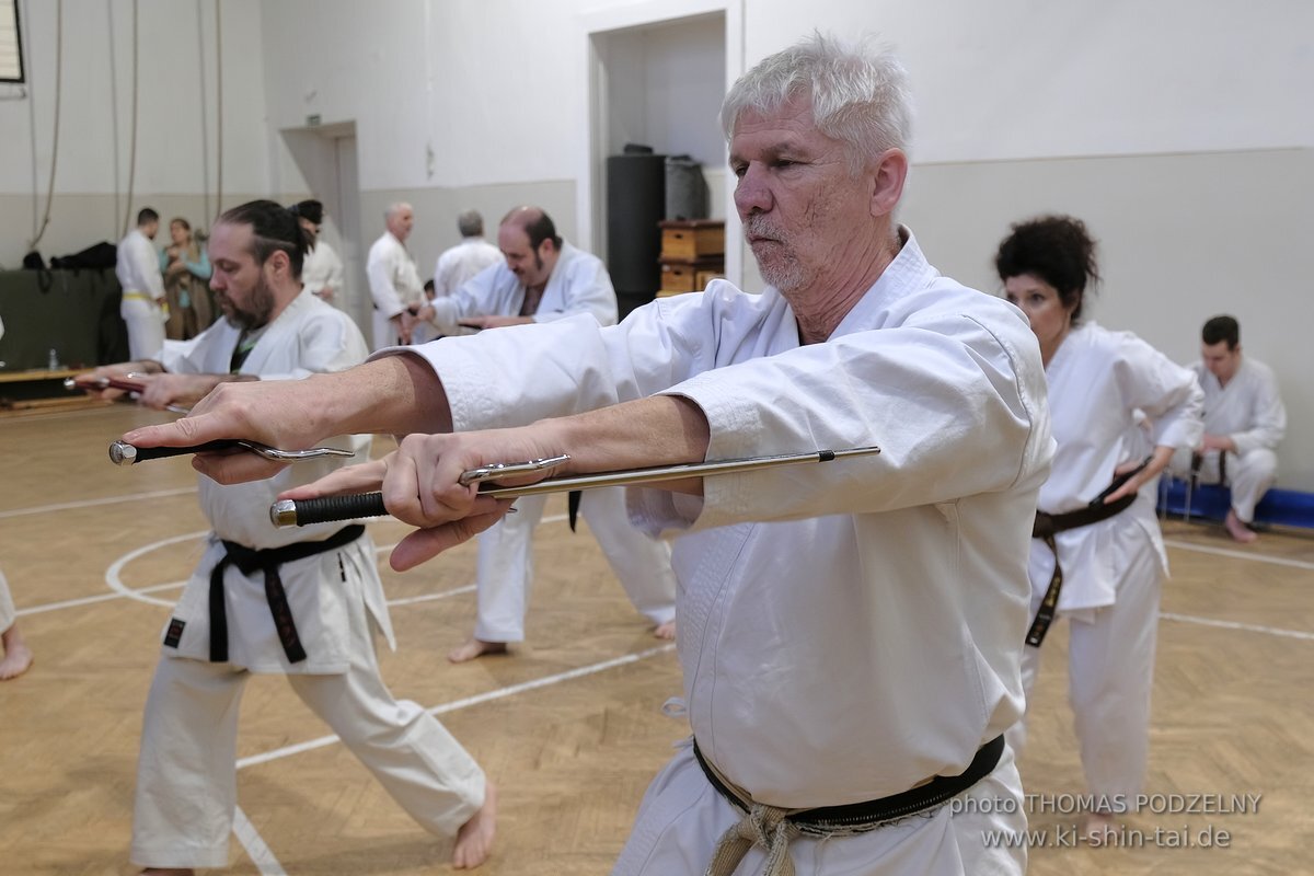 Inklusiver Ryukyu Kobudo Lehrgang mit Thomas Podzelny 6.Dan in Budapest 9.-11.2.2024