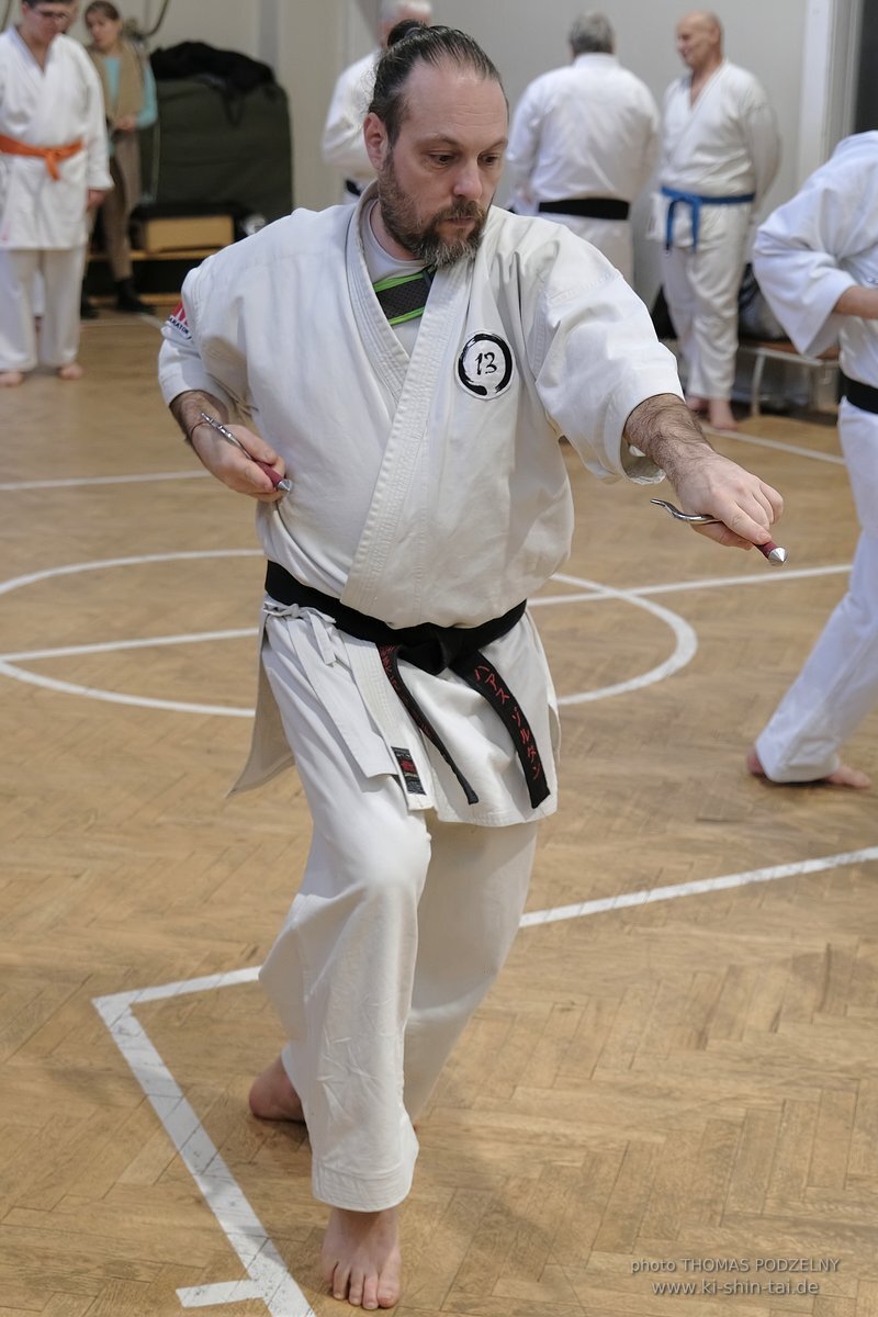 Inklusiver Ryukyu Kobudo Lehrgang mit Thomas Podzelny 6.Dan in Budapest 9.-11.2.2024