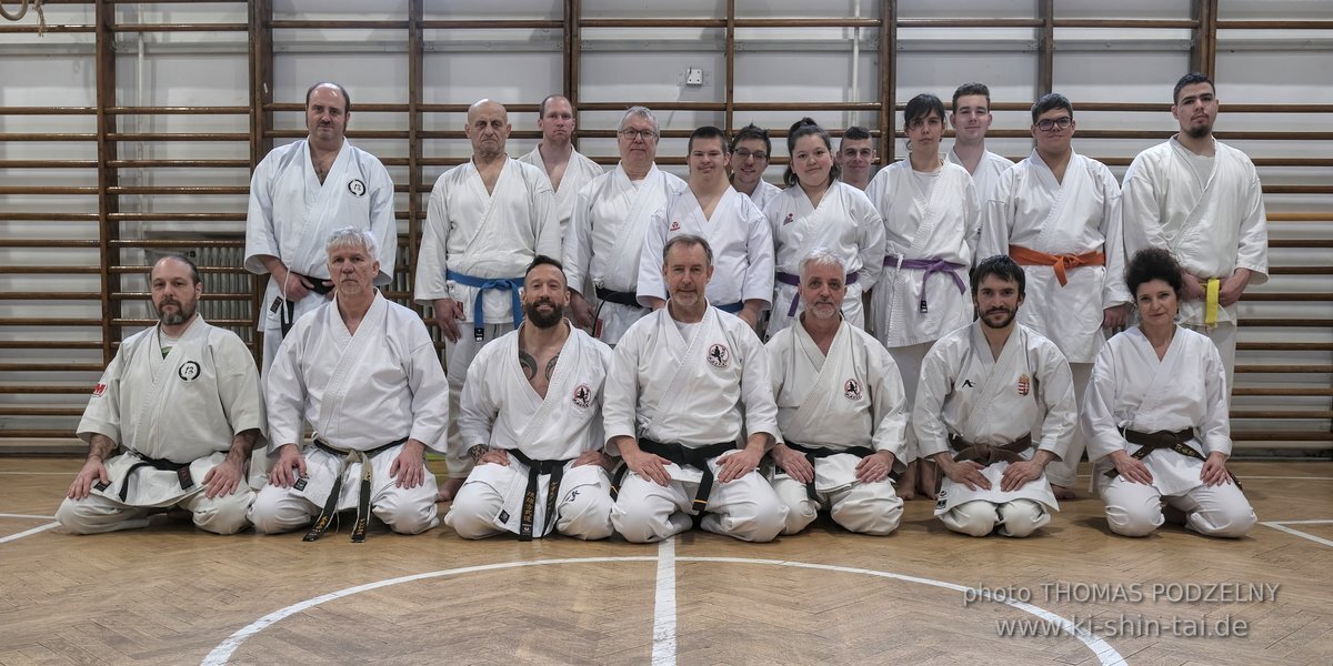 Inklusiver Ryukyu Kobudo Lehrgang mit Thomas Podzelny 6.Dan in Budapest 9.-11.2.2024