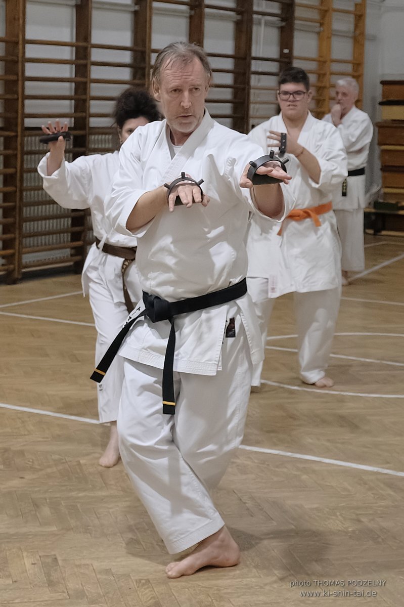 Inklusiver Ryukyu Kobudo Lehrgang mit Thomas Podzelny 6.Dan in Budapest 9.-11.2.2024