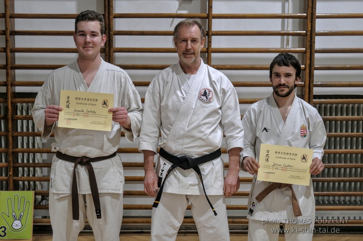 Inklusiver Ryukyu Kobudo Lehrgang mit Thomas Podzelny 6.Dan in Budapest 9.-11.2.2024