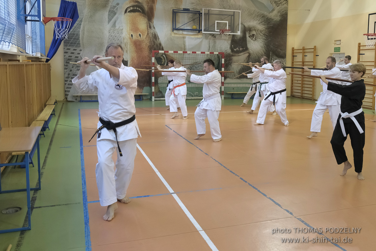 Ryûkyû Kobudô Seminar mit Thomas Podzelny 6.Dan in Krakau/Polen 6.-8.9.2024