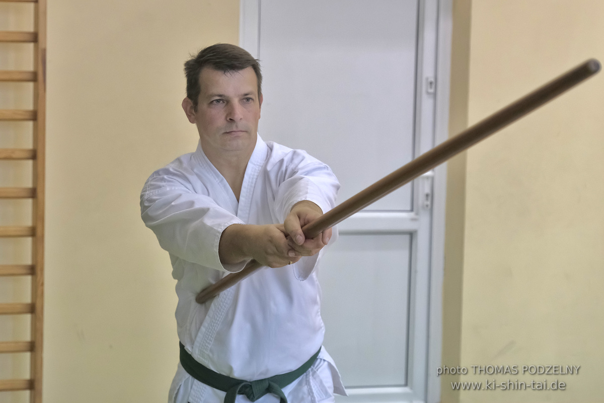 Ryûkyû Kobudô Seminar mit Thomas Podzelny 6.Dan in Krakau/Polen 6.-8.9.2024