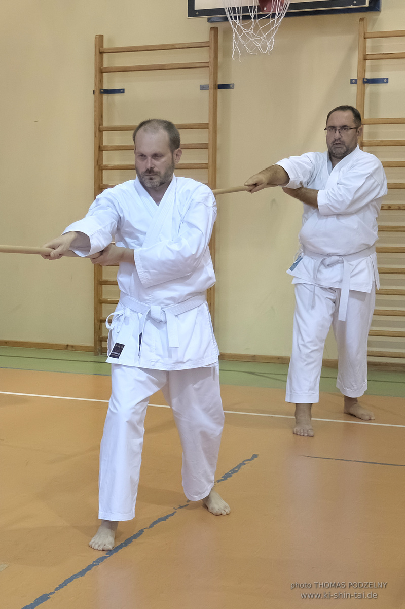 Ryûkyû Kobudô Seminar mit Thomas Podzelny 6.Dan in Krakau/Polen 6.-8.9.2024
