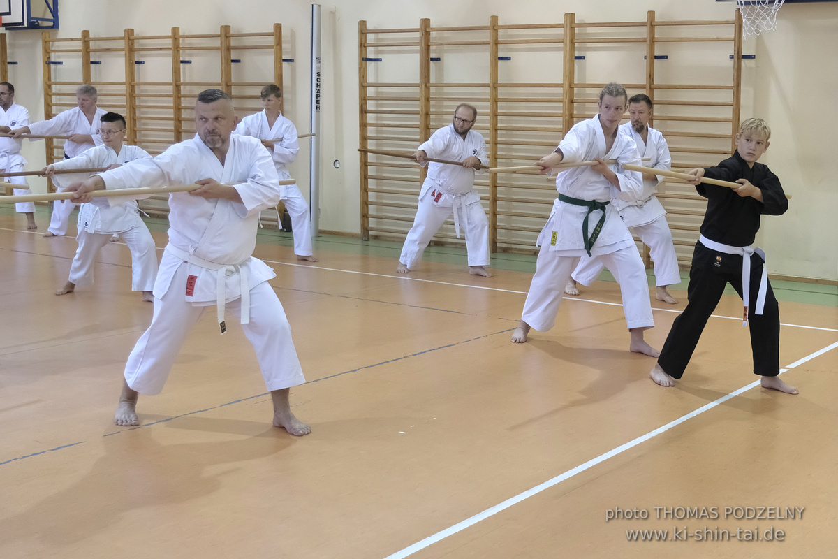 Ryûkyû Kobudô Seminar mit Thomas Podzelny 6.Dan in Krakau/Polen 6.-8.9.2024
