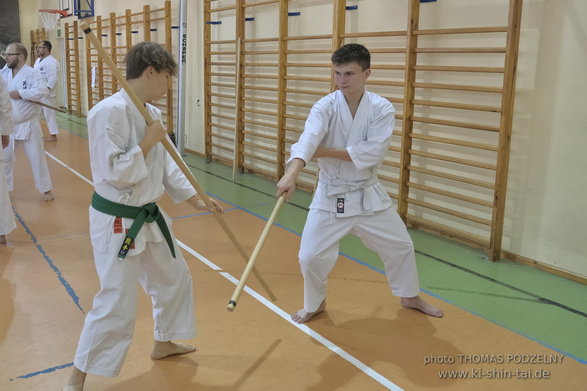 Ryûkyû Kobudô Seminar mit Thomas Podzelny 6.Dan in Krakau/Polen 6.-8.9.2024