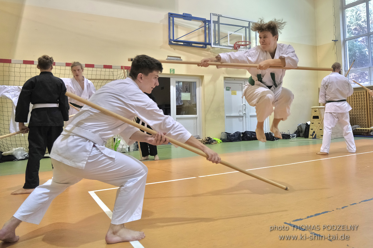Ryûkyû Kobudô Seminar mit Thomas Podzelny 6.Dan in Krakau/Polen 6.-8.9.2024