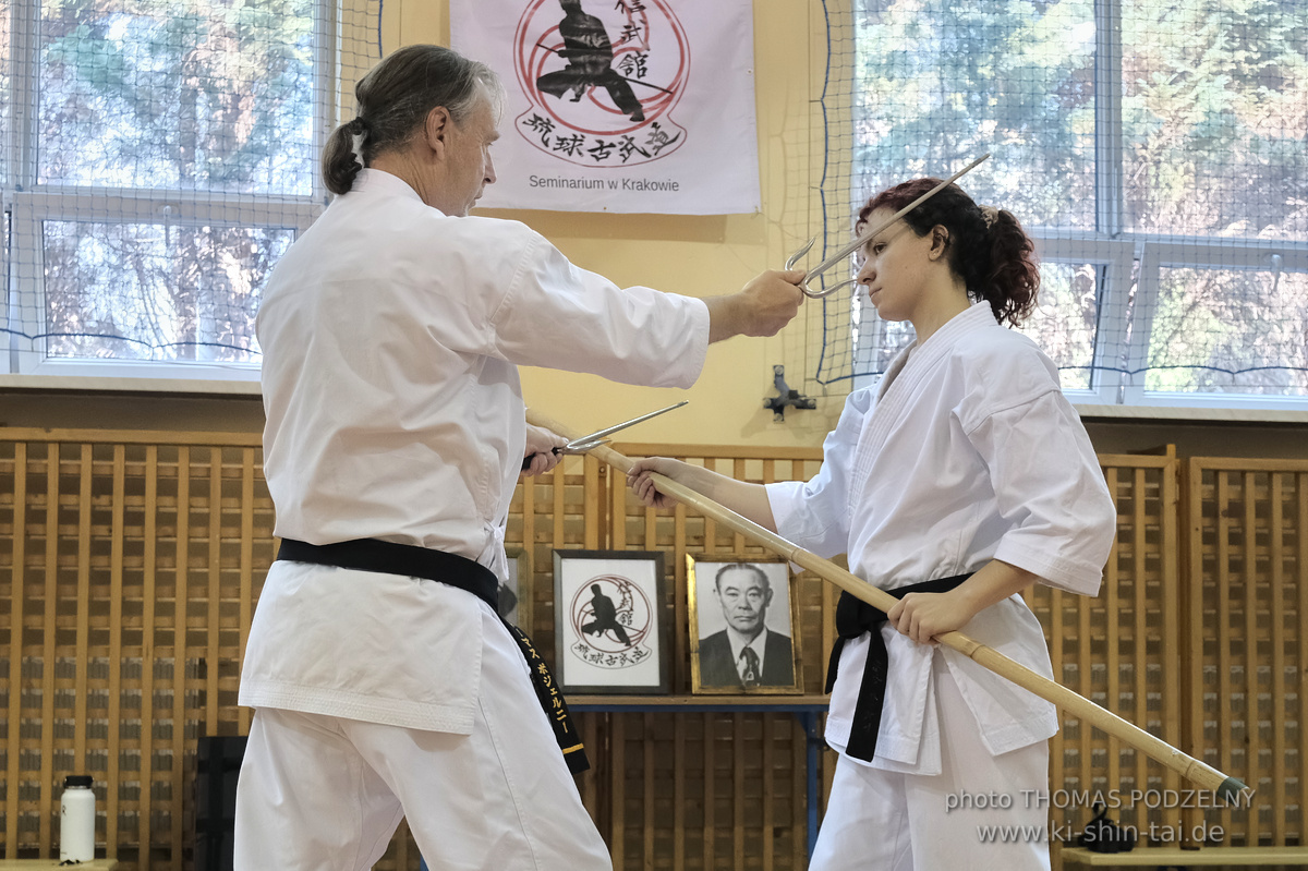Ryûkyû Kobudô Seminar mit Thomas Podzelny 6.Dan in Krakau/Polen 6.-8.9.2024