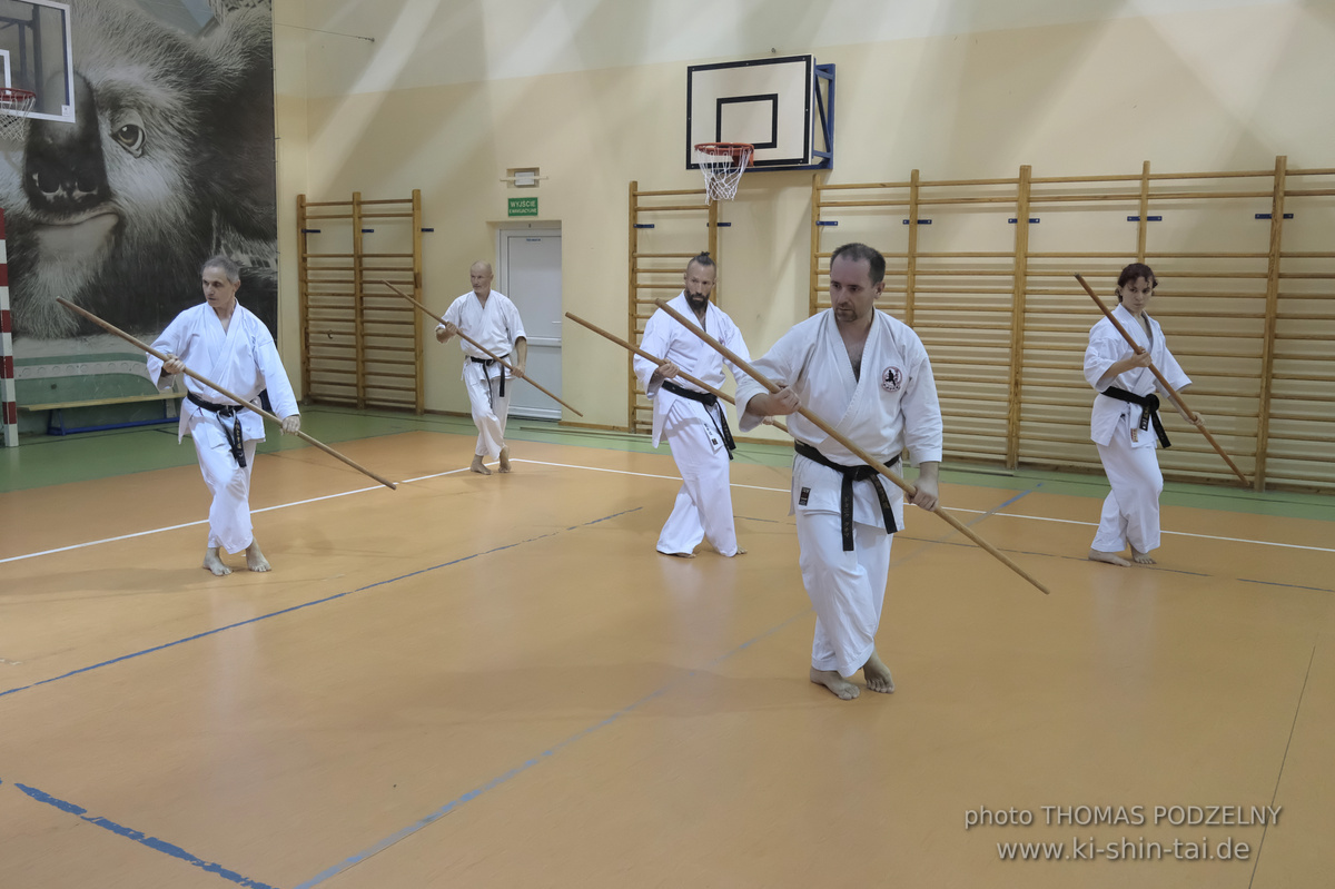 Ryûkyû Kobudô Seminar mit Thomas Podzelny 6.Dan in Krakau/Polen 6.-8.9.2024