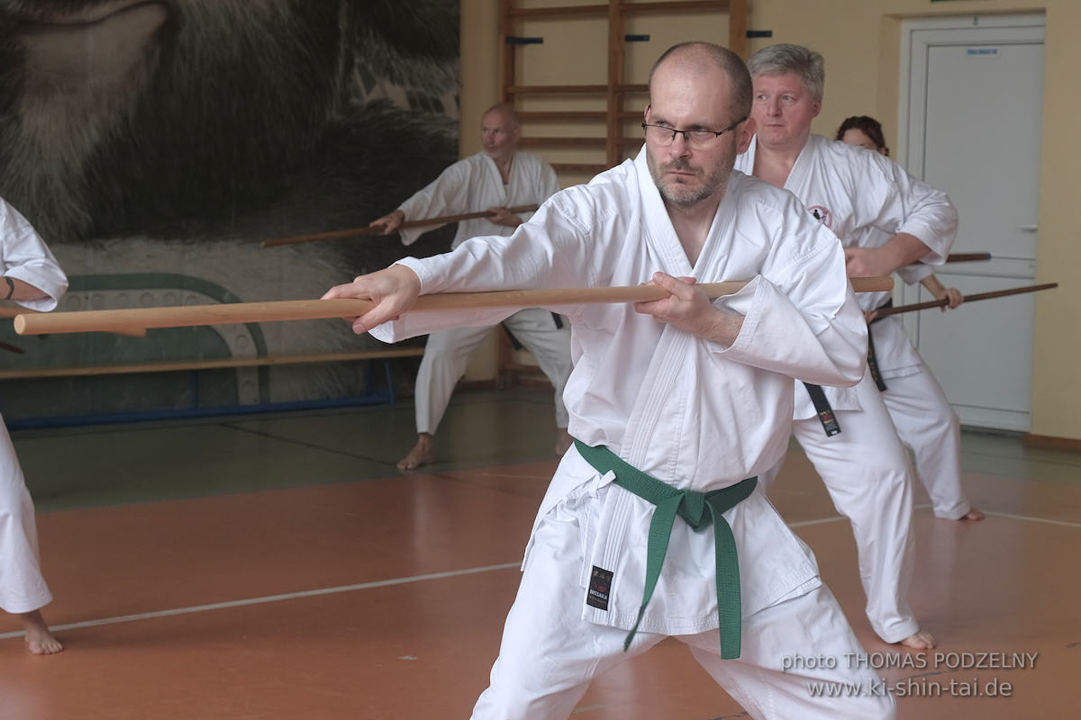 Ryûkyû Kobudô Lehrgang mit Thomas Podzelny 6.Dan in Krakau/Polen 12.-14.9.2025 