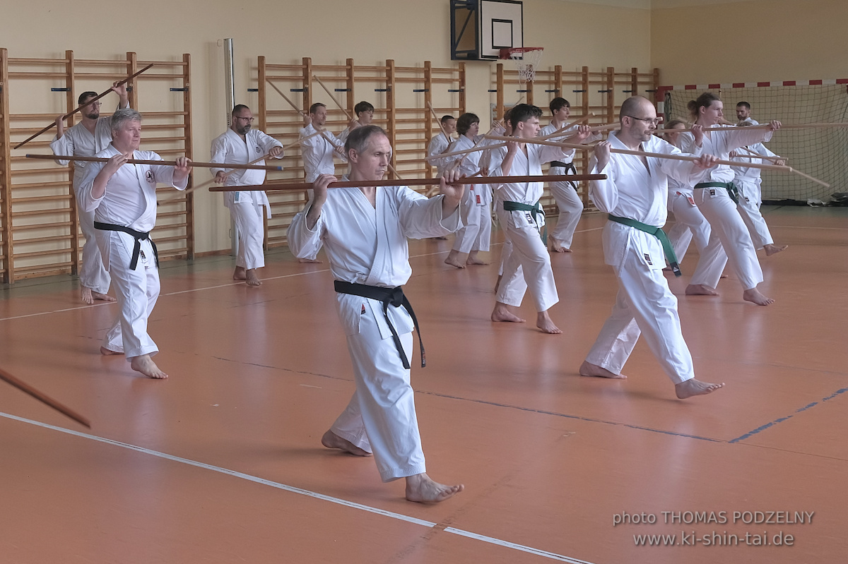 Ryûkyû Kobudô Lehrgang mit Thomas Podzelny 6.Dan in Krakau/Polen 12.-14.9.2025 