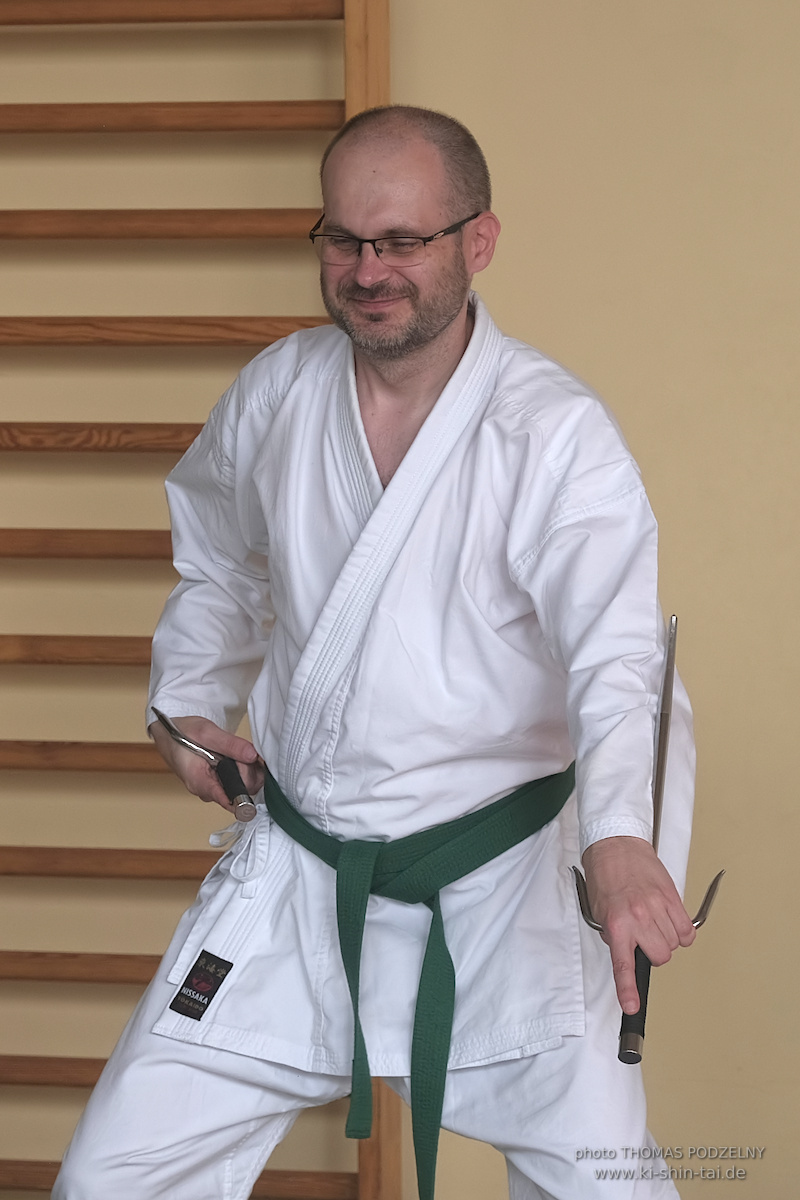 Ryûkyû Kobudô Lehrgang mit Thomas Podzelny 6.Dan in Krakau/Polen 12.-14.9.2025 