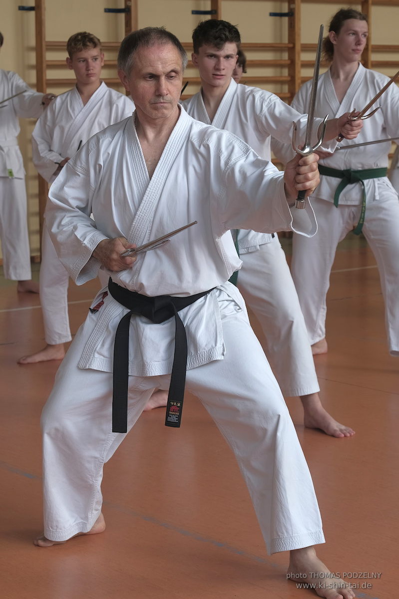 Ryûkyû Kobudô Lehrgang mit Thomas Podzelny 6.Dan in Krakau/Polen 12.-14.9.2025 