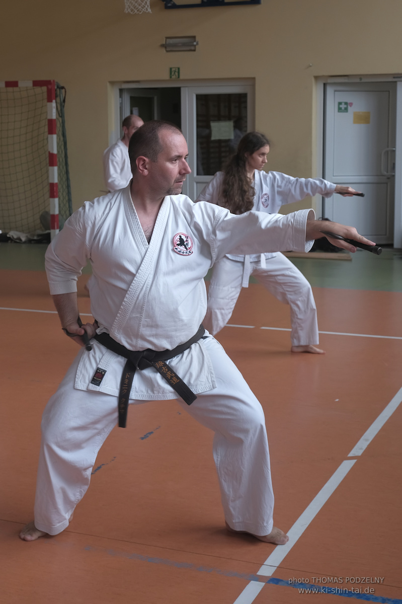 Ryûkyû Kobudô Lehrgang mit Thomas Podzelny 6.Dan in Krakau/Polen 12.-14.9.2025 