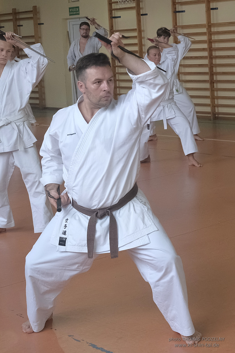 Ryûkyû Kobudô Lehrgang mit Thomas Podzelny 6.Dan in Krakau/Polen 12.-14.9.2025 