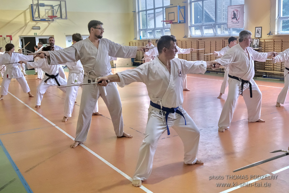 Ryûkyû Kobudô Lehrgang mit Thomas Podzelny 6.Dan in Krakau/Polen 12.-14.9.2025 