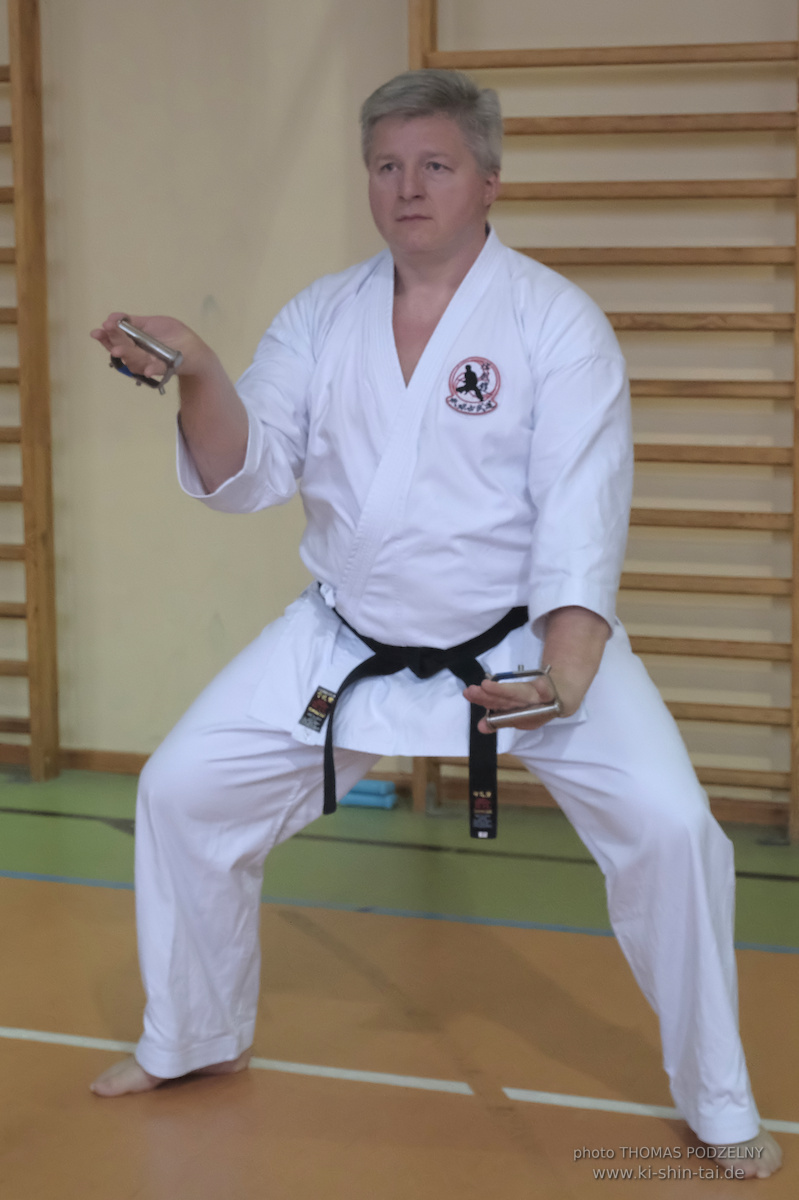 Ryûkyû Kobudô Lehrgang mit Thomas Podzelny 6.Dan in Krakau/Polen 12.-14.9.2025 