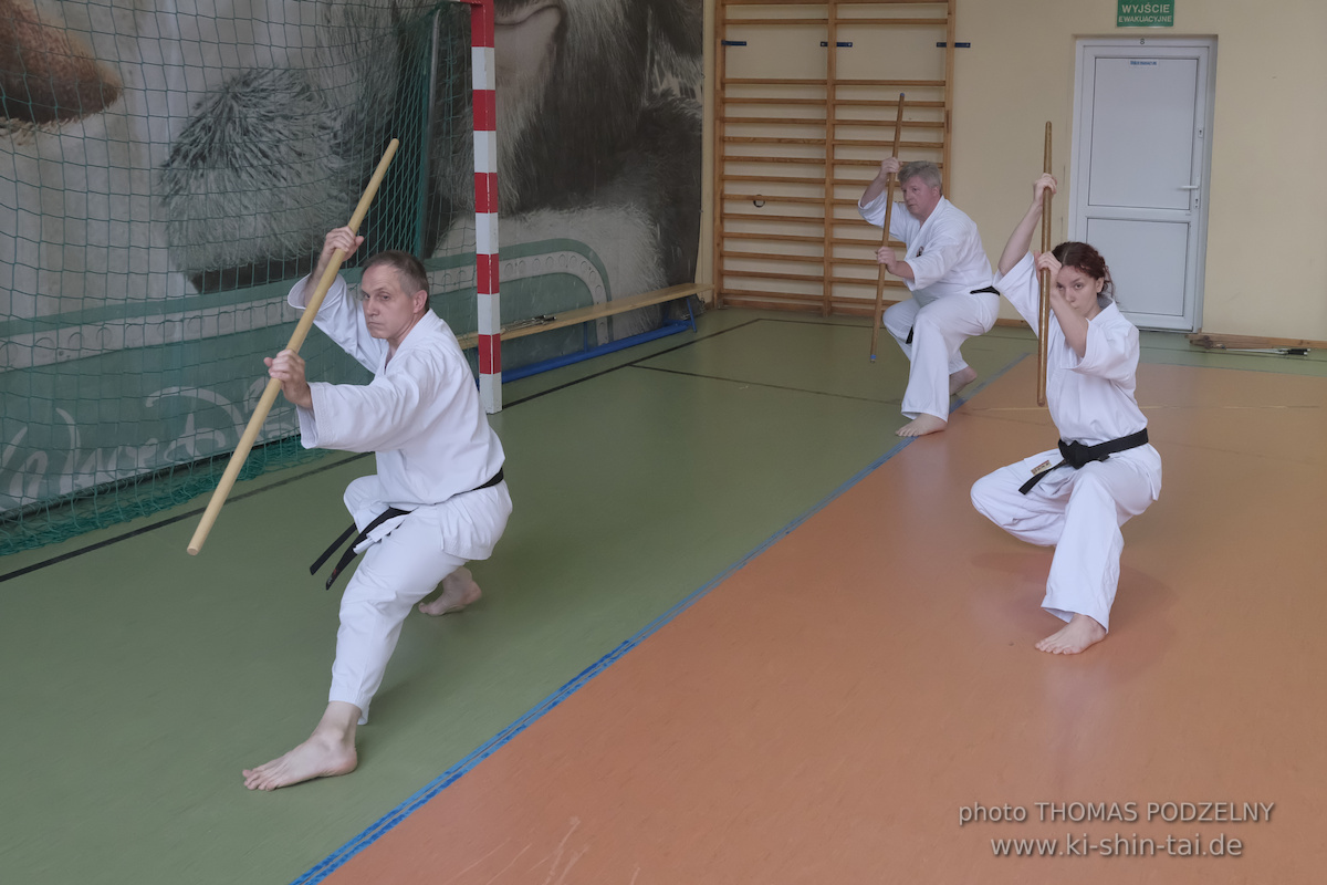 Ryûkyû Kobudô Lehrgang mit Thomas Podzelny 6.Dan in Krakau/Polen 12.-14.9.2025 