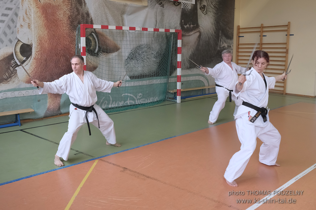 Ryûkyû Kobudô Lehrgang mit Thomas Podzelny 6.Dan in Krakau/Polen 12.-14.9.2025 