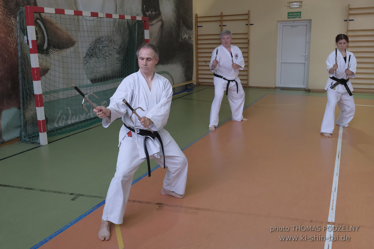 Ryûkyû Kobudô Lehrgang mit Thomas Podzelny 6.Dan in Krakau/Polen 12.-14.9.2025 