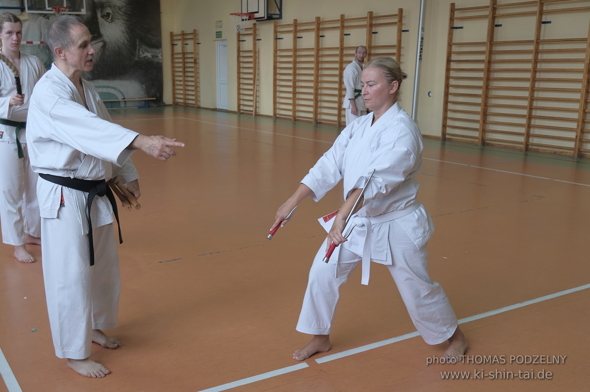 Ryûkyû Kobudô Lehrgang mit Thomas Podzelny 6.Dan in Krakau/Polen 12.-14.9.2025 