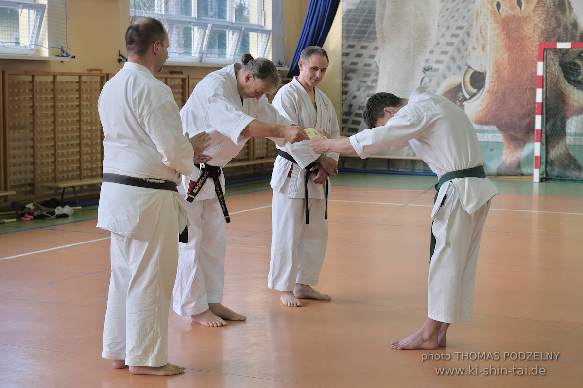 Ryûkyû Kobudô Lehrgang mit Thomas Podzelny 6.Dan in Krakau/Polen 12.-14.9.2025 