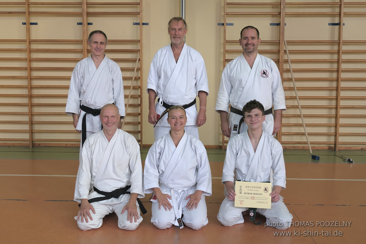 Ryûkyû Kobudô Lehrgang mit Thomas Podzelny 6.Dan in Krakau/Polen 12.-14.9.2025 