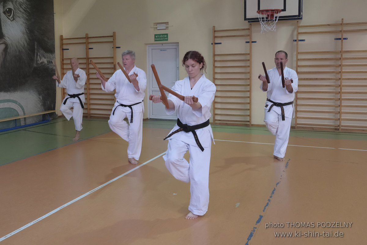 Ryûkyû Kobudô Lehrgang mit Thomas Podzelny 6.Dan in Krakau/Polen 12.-14.9.2025 