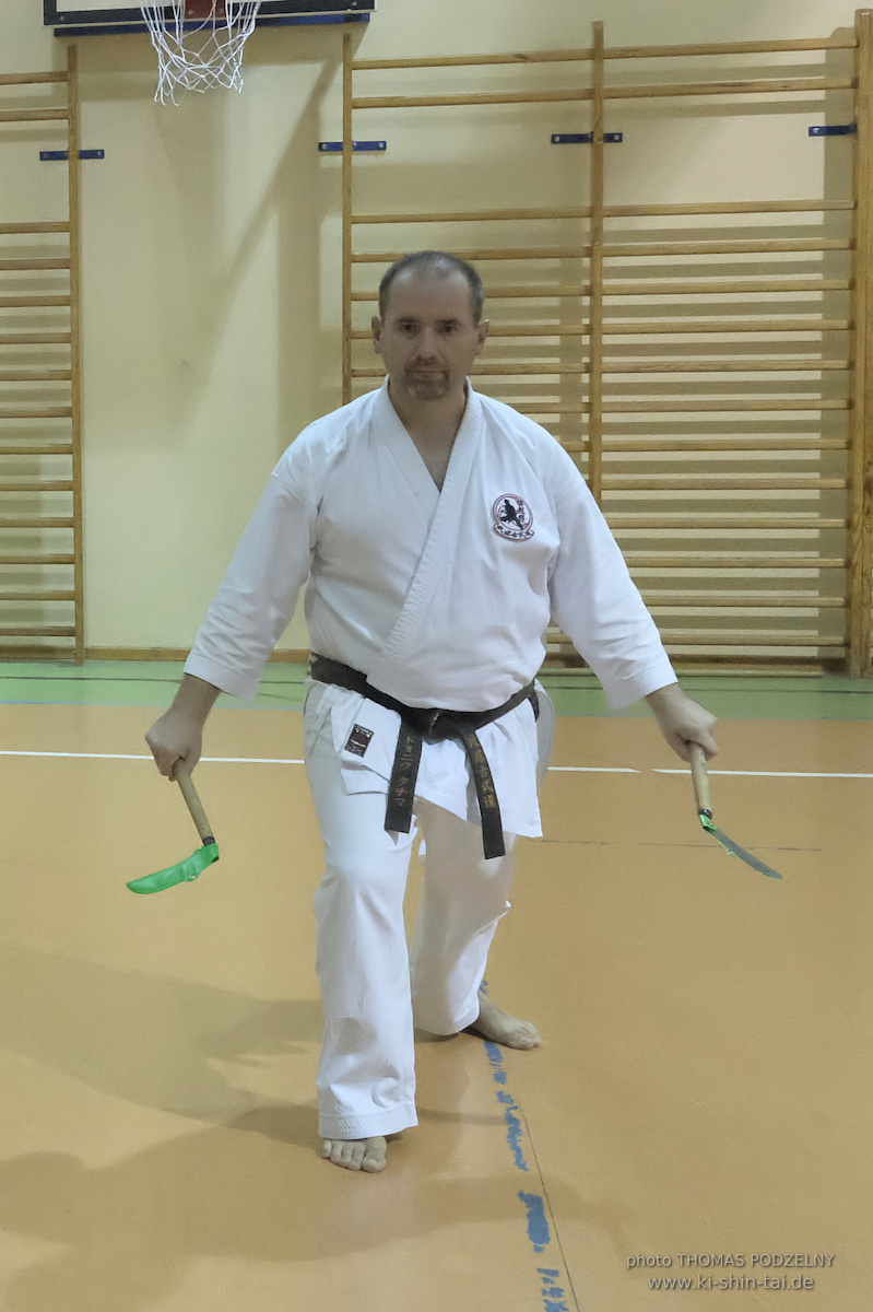 Ryûkyû Kobudô Lehrgang mit Thomas Podzelny 6.Dan in Krakau/Polen 12.-14.9.2025 