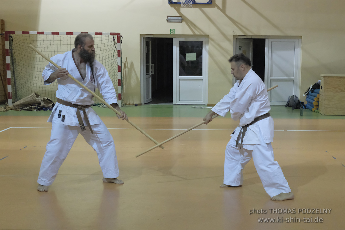 Ryûkyû Kobudô Lehrgang mit Thomas Podzelny 6.Dan in Krakau/Polen 12.-14.9.2025 